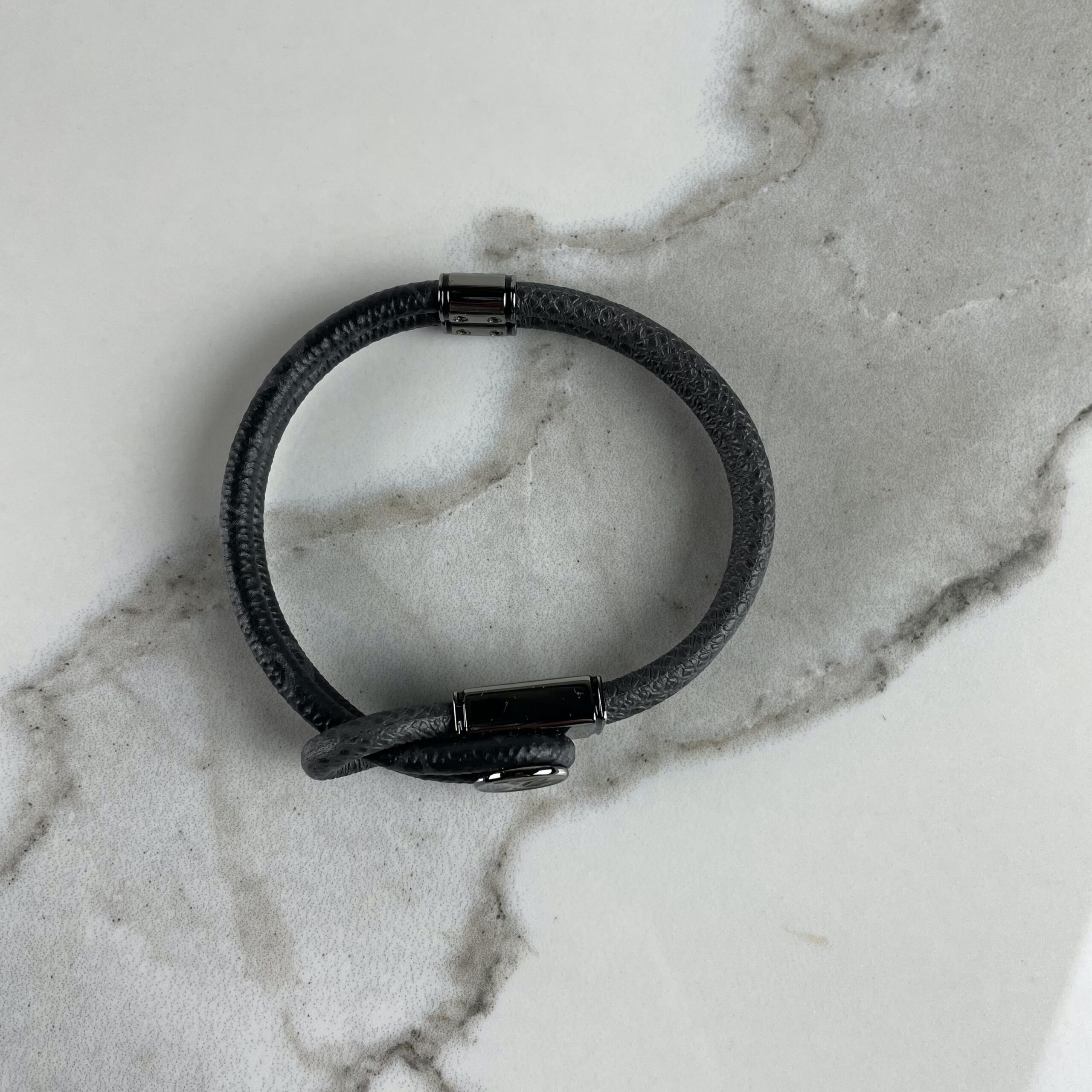 Louis Vuitton Damier Sign It Bracelet, Grey
