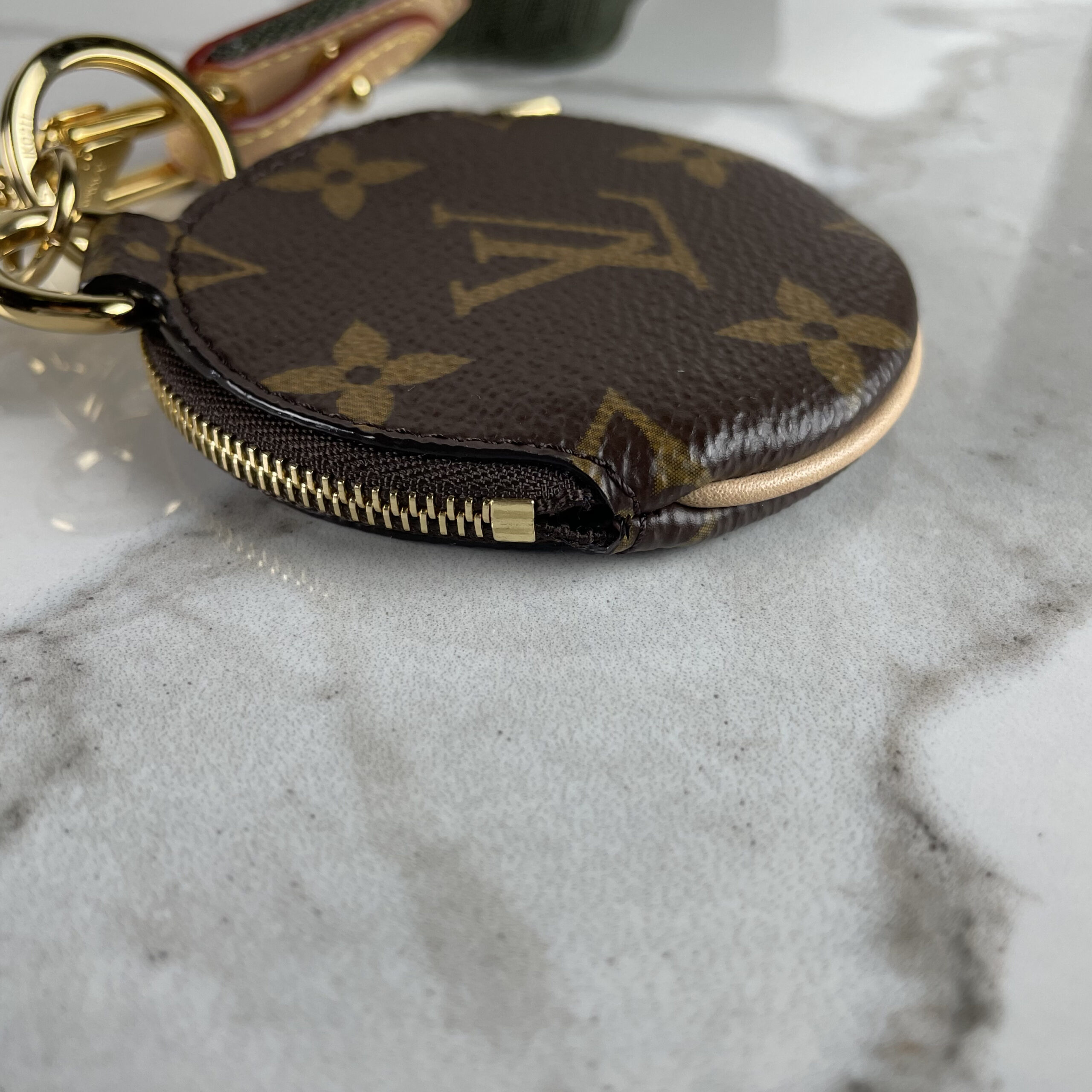 Louis Vuitton Multipochette Lanyard Key Holder, Brown, One Size