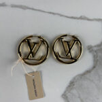 LOUIS VUITTON Louise Hoop Earrings