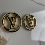 LOUIS VUITTON Louise Hoop Earrings