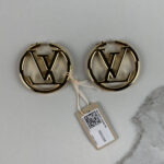 LOUIS VUITTON Louise Hoop Earrings