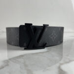 LOUIS VUITTON LV Initials 40mm Matte Black Belt