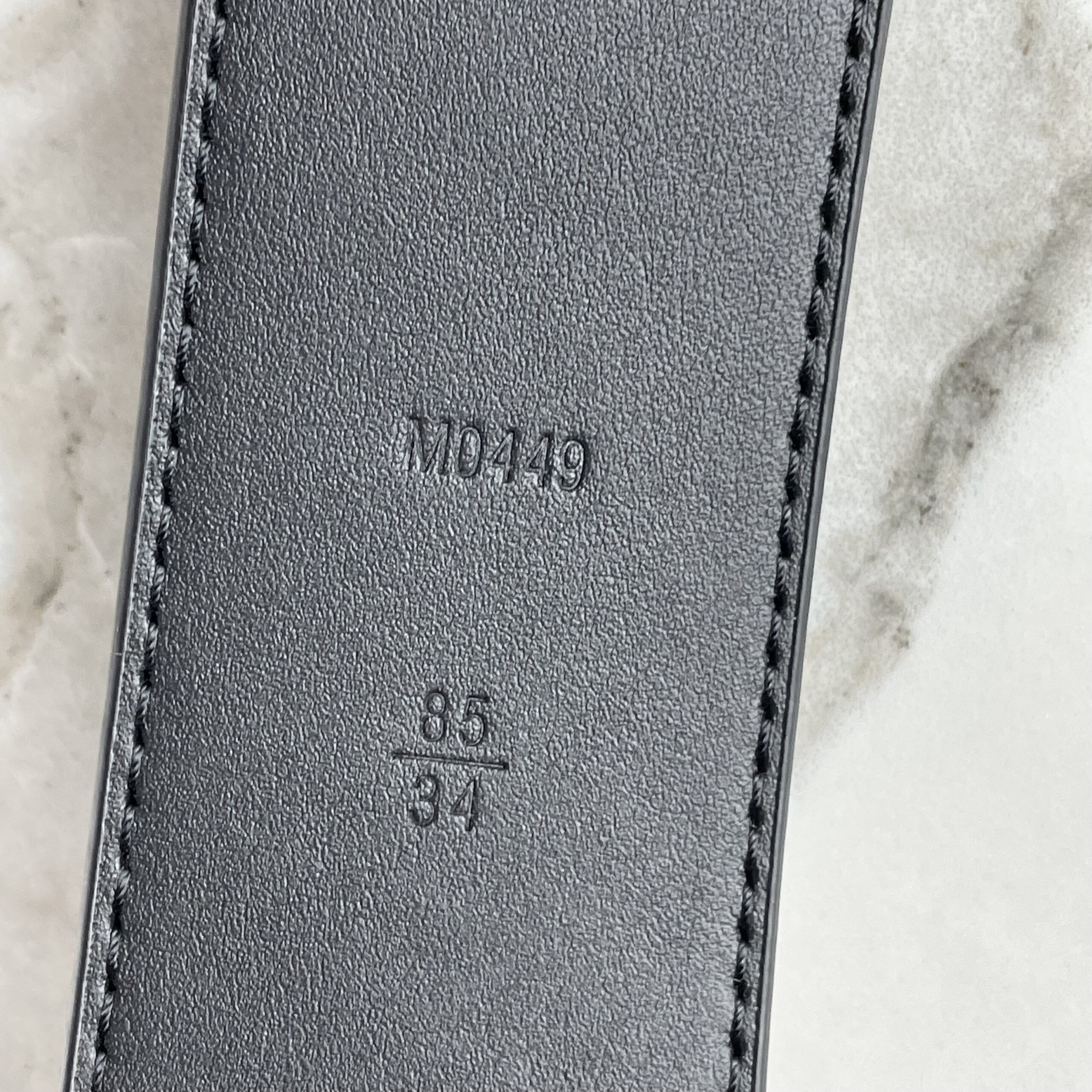 Louis Vuitton 2022 LV Initiales 40MM Matte Black Belt Belt Kit