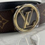 LOUIS VUITTON Ceinture LV Circle 35 mm Réversible