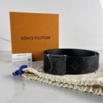 Louis Vuitton LV Initials 40mm Matte Black Belt