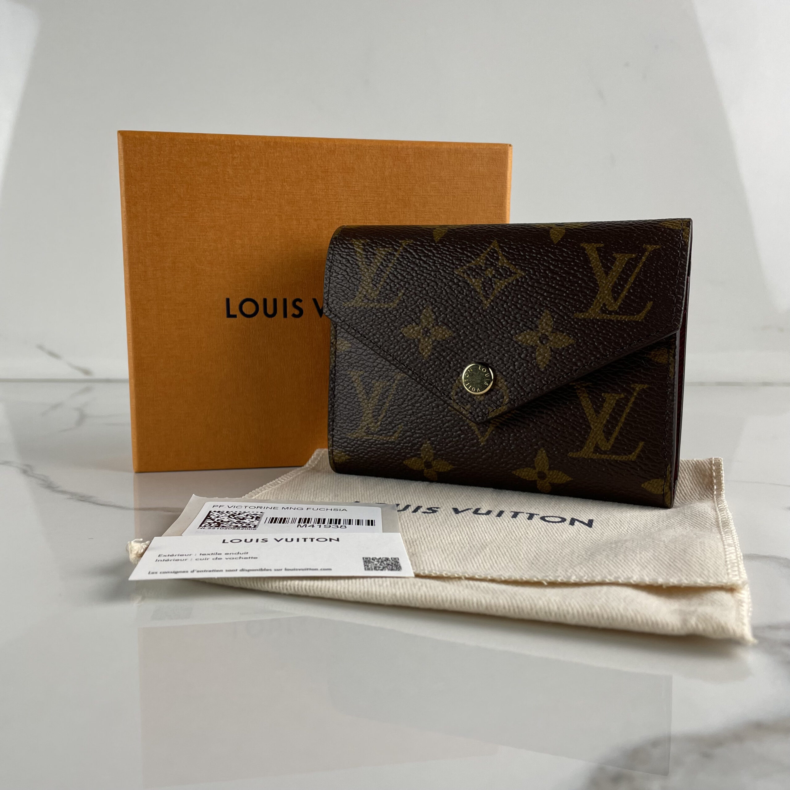 Buy Louis Vuitton Monogram Canvas Victorine Wallet Article: M41938