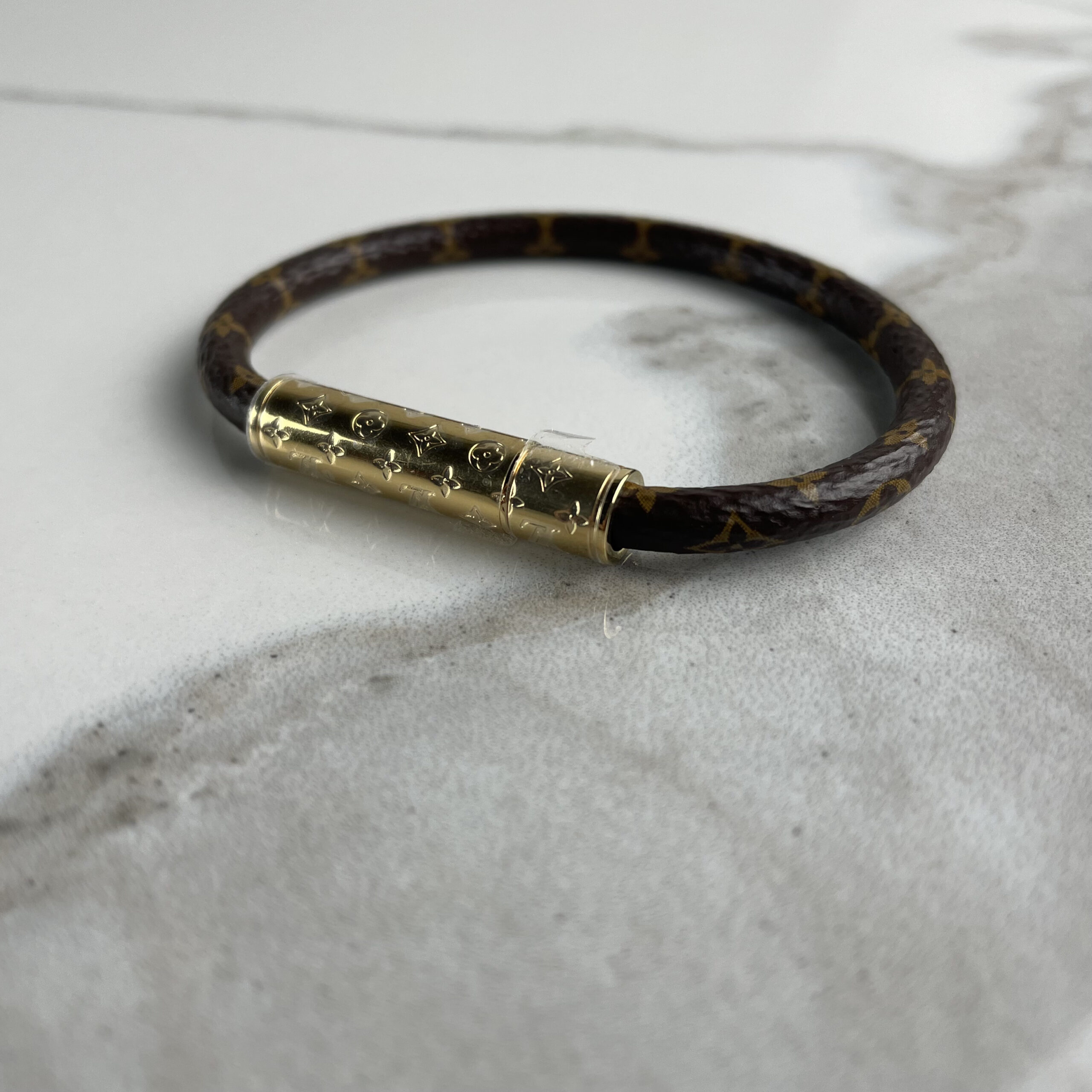 LV Confidential cloth bracelet