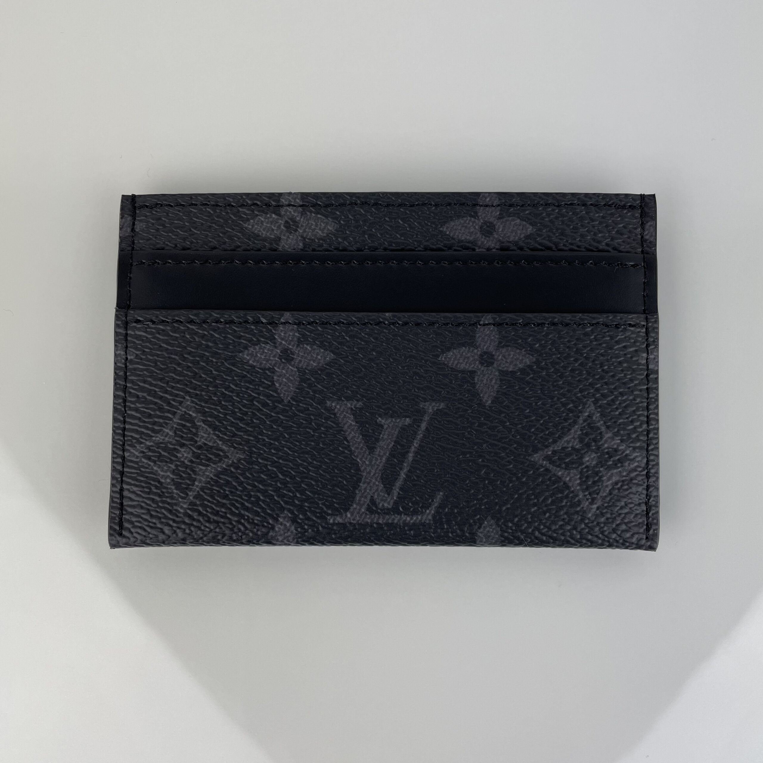 Louis Vuitton Double Card Holder, Black